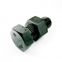 M36x100 CL8.8 Blk Hex Bolt & Nut-3