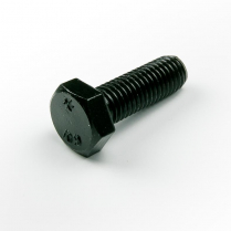 M10x30 CL10.9 Blk Hex Bolt Only-150