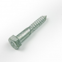 16mmx100 CL4.6 Gal Hex Head Coach Screw-100