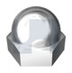 1/2 BSW Gr304 S/S  2-Piece Welded Dome Nut