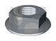 M8 Gr304 S/S Flange Serrated Hex Nut
