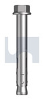 10x50 Z/Y Sleeve Anchor & Nut (M8)
