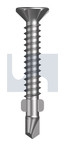 10G -16x40 Class3 CSK Sq Drive Wing Tip Self Drill Screw