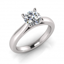 Half Round Shank | Round Four Claw Setting