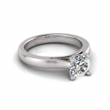 Half Round Shank | Round Four Claw Setting