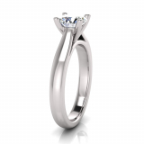 Half Round Shank | Round Four Claw Setting