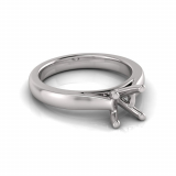 Half Round Shank | Round Four Claw Setting