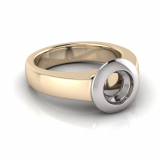 Half Round Shank | Rub-Over Setting