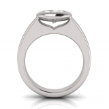 Half Round Shank | Rub-Over Setting