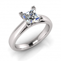 Half Round Shank | Corner Four Claw Setting