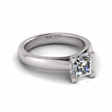 Half Round Shank | Corner Four Claw Setting