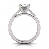 Half Round Shank | Corner Four Claw Setting