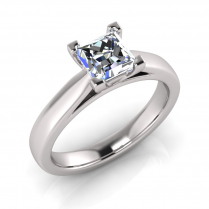 Half Round Shank | Corner Four Claw Setting