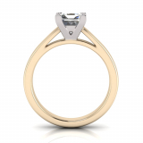 Half Round Shank | Corner Four Claw Setting