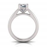 Half Round Shank | Corner Four Claw Setting