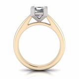 Half Round Shank | Corner Four Claw Setting