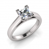 Half Round Shank | Corner Four Claw Setting