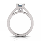 Half Round Shank | Corner Four Claw Setting