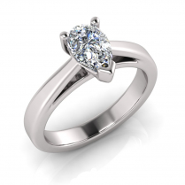 Flat Split Shank | Pear Shaped Setting