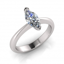 Reverse Taper Shank | Marquise Shaped Setting