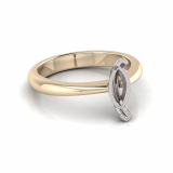 Reverse Taper Shank | Marquise Shaped Setting