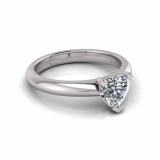 Reverse Taper Shank | Heart Shaped Setting