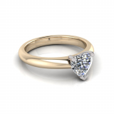 Reverse Taper Shank | Heart Shaped Setting