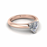 Reverse Taper Shank | Heart Shaped Setting