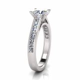 Channel Set Shoulder Shank | Four Claw Setting