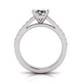 Channel Set Shoulder Shank | Four Claw Setting