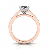 Channel Set Shoulder Shank | Four Claw Setting