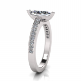Pave Set Shoulder Shank | Marquise Shaped Setting