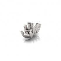 Tulip Four Claw Three Stone Setting