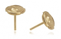 18YG Alpa Earring Backs 7.1m