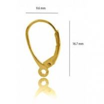 18YG Continental Clip Plain 16.7m