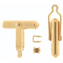 9YG Cuff Link Non Swivel Base