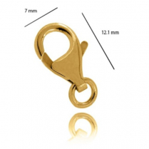 9YG Lobster Clasp 12.1mm