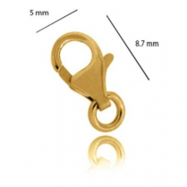 9YG Lobster Clasp 8.7mm