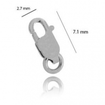 18WG Parrot Clasp 7.1mm