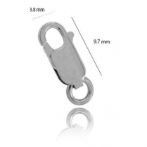 18WG Parrot Clasp 9.7mm