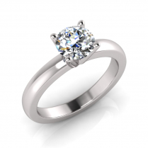 Half Round Shank | Round Four Claw Setting