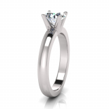 Half Round Shank | Round Four Claw Setting