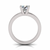 Half Round Shank | Round Four Claw Setting