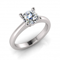 Half Round Shank | Round Four Claw Setting