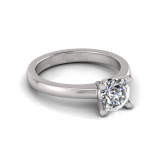 Half Round Shank | Round Four Claw Setting