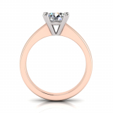 Half Round Shank | Round Four Claw Setting