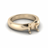 Half Round Shank | U Shape Four Claw Setting