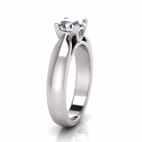 Half Round Shank | U Shape Four Claw Setting