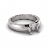 Half Round Shank | U Shape Four Claw Setting