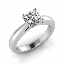 Reverse Taper Shank | Round Four Claw Setting